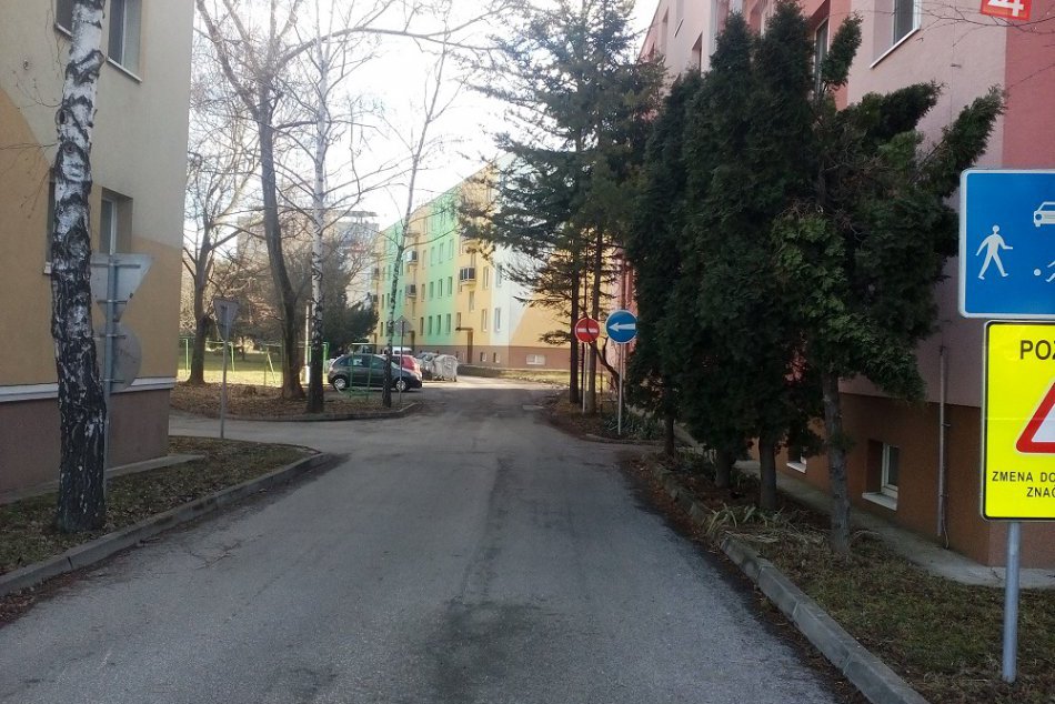 OBRAZOM: V Humennom došlo k zmene dopravného značenia