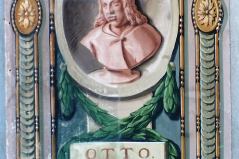 Jeden z reštaurovaných obrazov. Vyobrazený Otto, uhorský kráľ