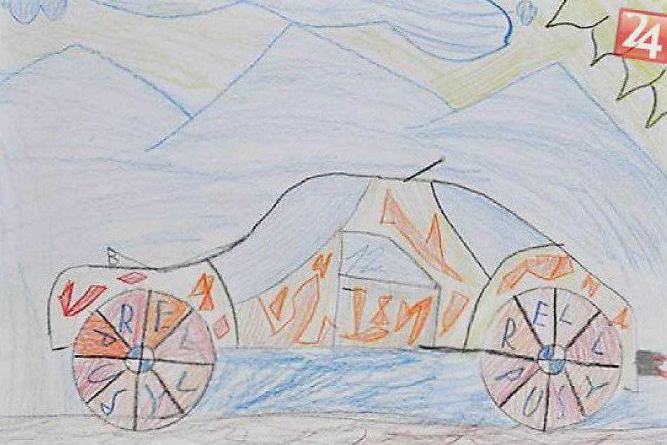 Tradičné automobilové preteky očami mladých výtvarníkov