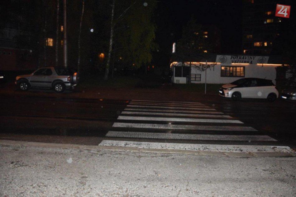 V OBRAZOCH: Polícia hľadá svedkov nehody na bystrickom priechode