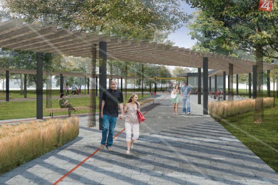 FOTO:  Revitalizácia Parku Janka Kráľa očami víťazného návrhu