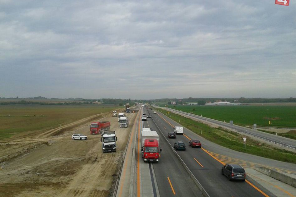 Výstavba križovatky Blatné (máj 2017)