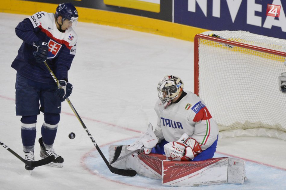 Slovensko v prvom zápase porazilo Taliansko: V predĺžení odvrátil pohromu Čerešň