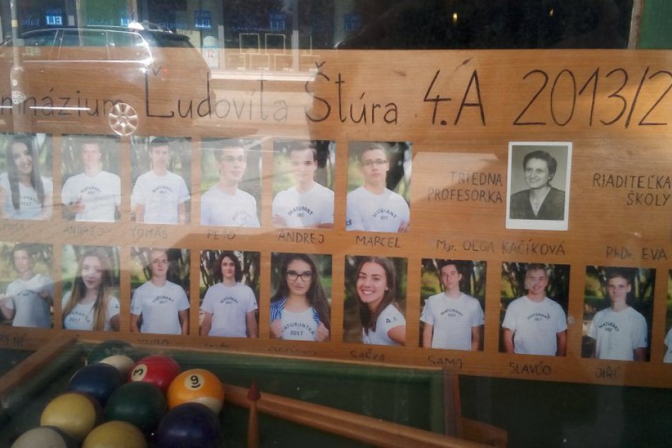 V OBRAZOCH: Tablá zvolenských maturantov