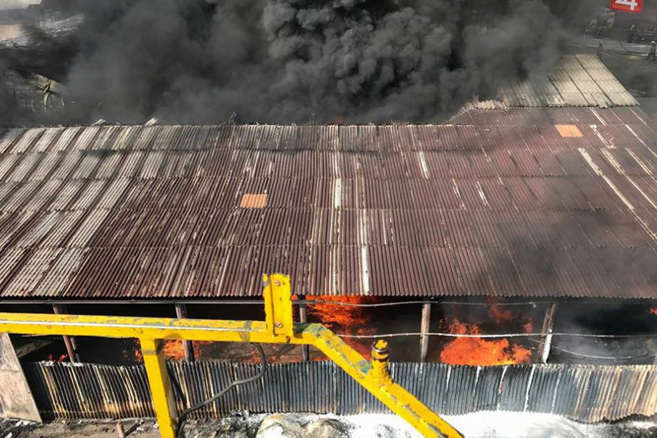 Požiar v Dunajskej Lužnej