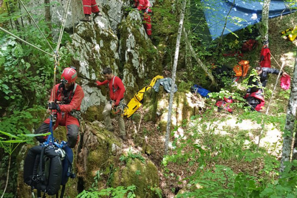 Obrazom: Záchrana človeka pod vodou