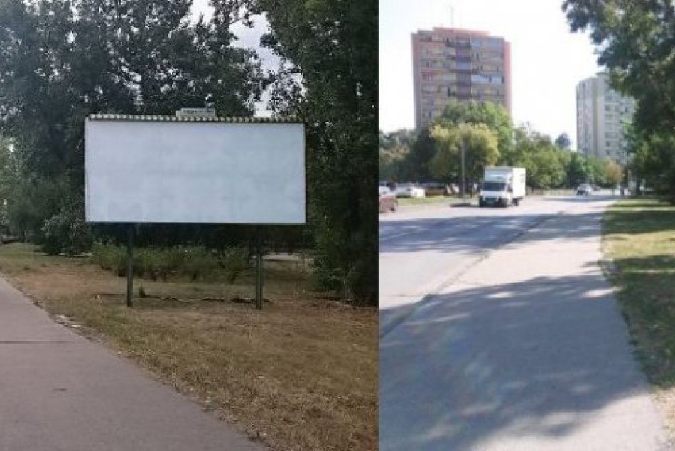Odstránené bilbordy v Ružinove