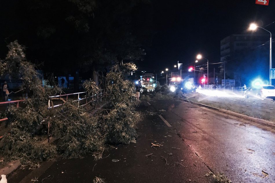 Búrková spúšť, Bratislava 10. august 2017