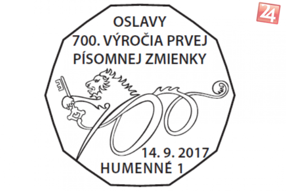 Oslavy 700. výročia Humenného? Na pošte vás bude čakať špeciálna pečiatka