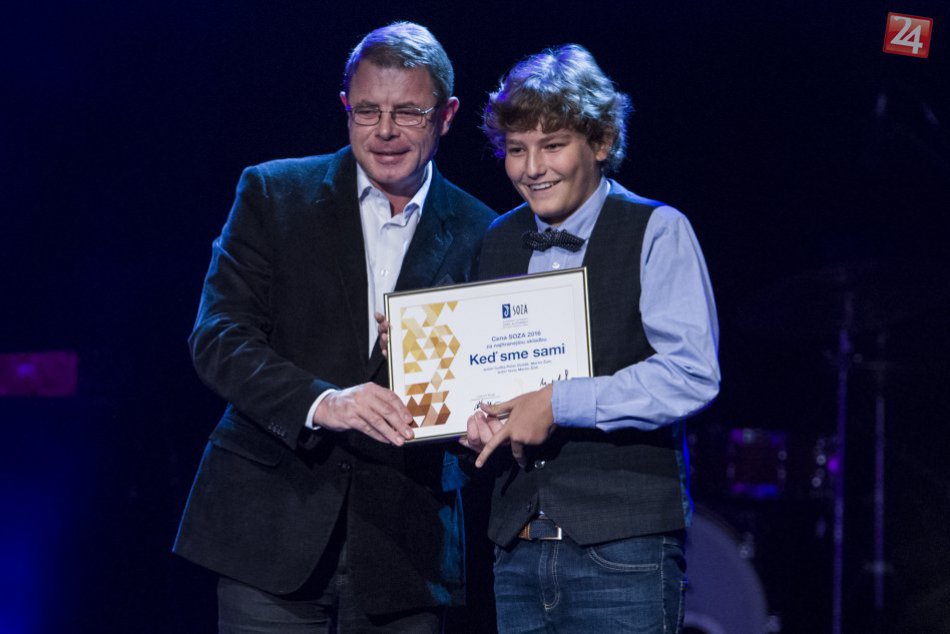 OBJEKTÍVOM: Rozdali Ceny SOZA, teší sa aj Ivan Tásler