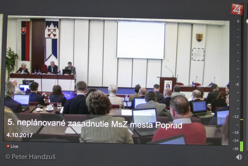 Sledujte s nami riadne zasadnutie mestských poslancov v Poprade