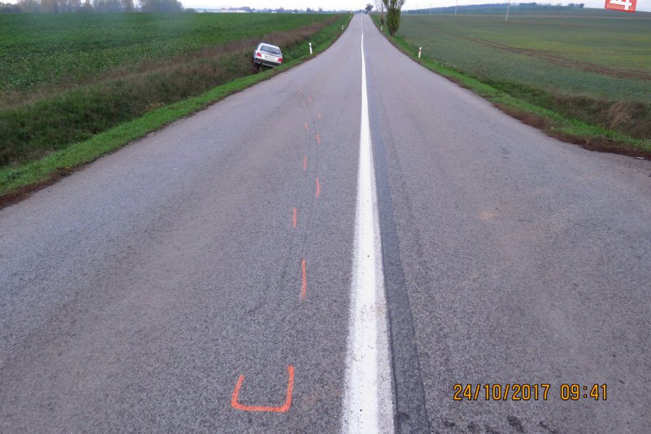 Ranná zrážka áut neďaleko Nitry: Vodič (42) mal v dychu viac ako 3 promile