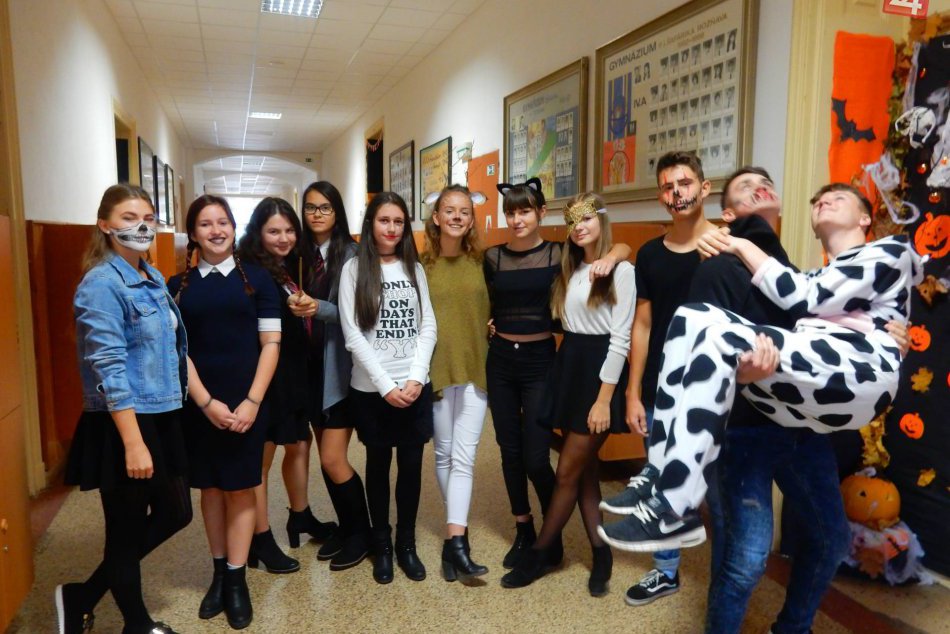 Obrazom: Halloween na Gymnáziu Pavla Jozefa Šafárika 2017