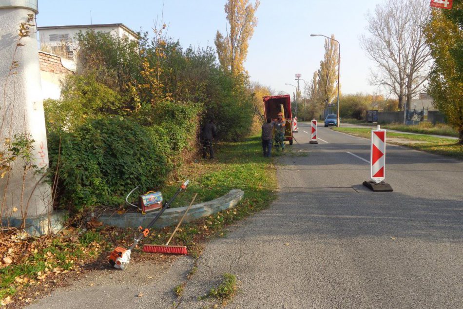 Začiatok výstavby cyklochodníka Pri starom letisku