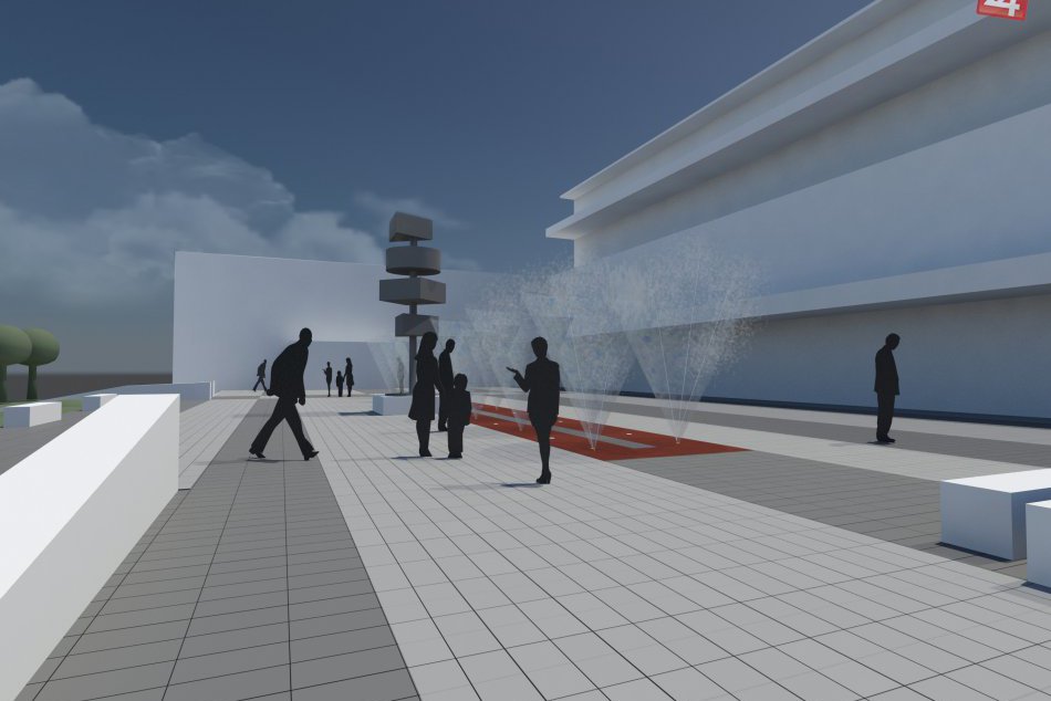 Rekonštrukcia Malokarpatského námestia v Lamači