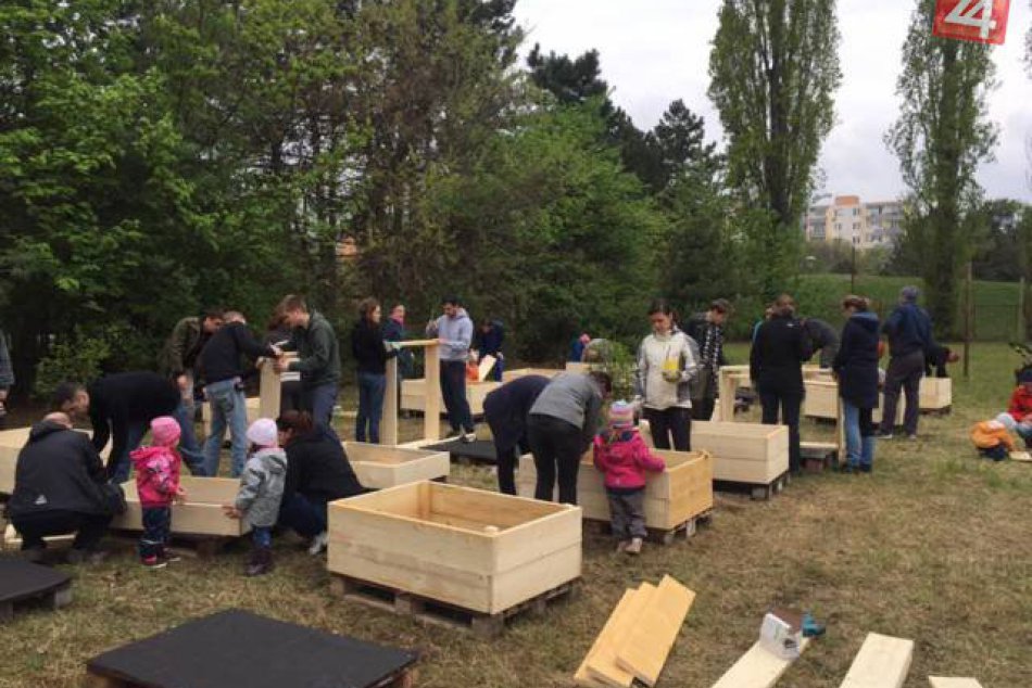 Komunitná záhrada Ostredky