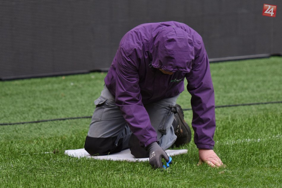 OBRAZOM: Štadión Antona Malatinského s novým hybridným trávnikom