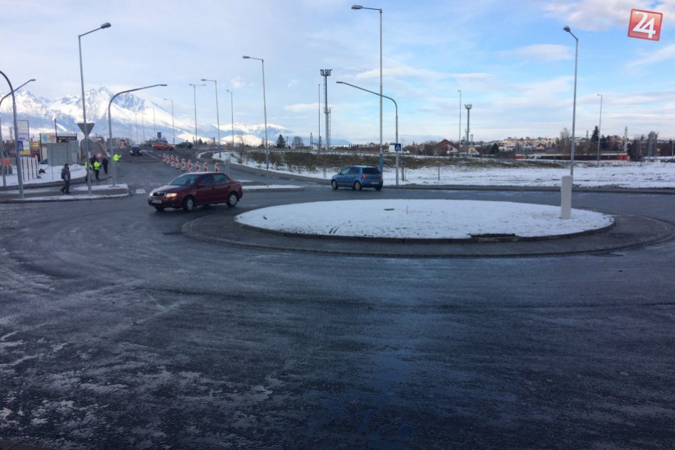 Kruhová križovatka pri Bille 11/2017