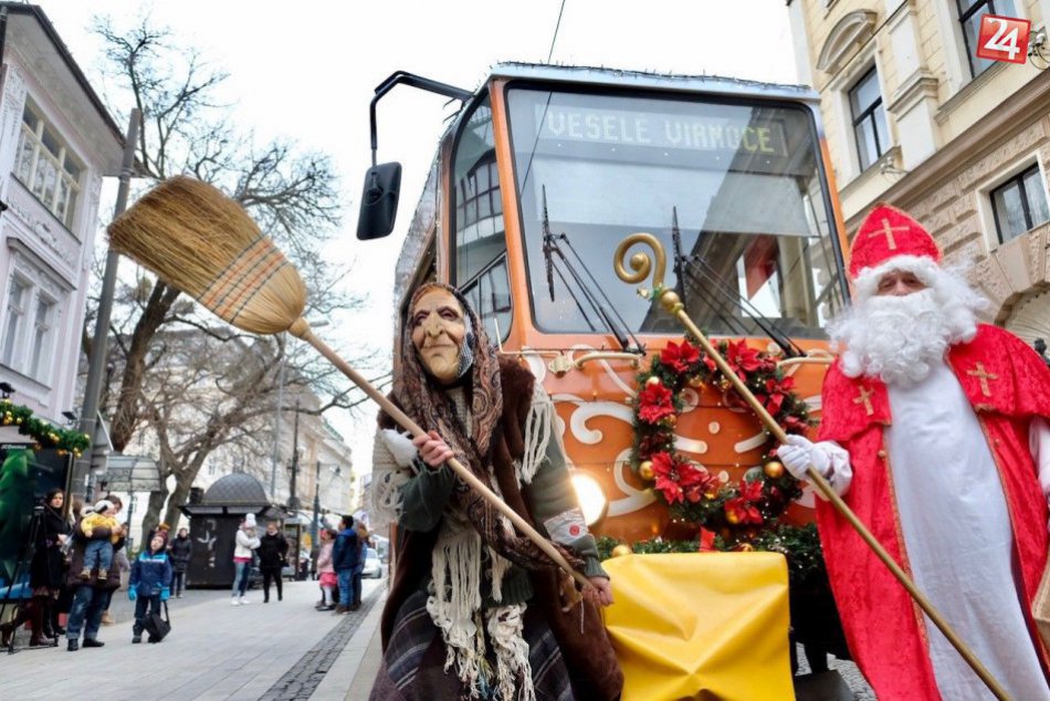 Vianočná električka 2017
