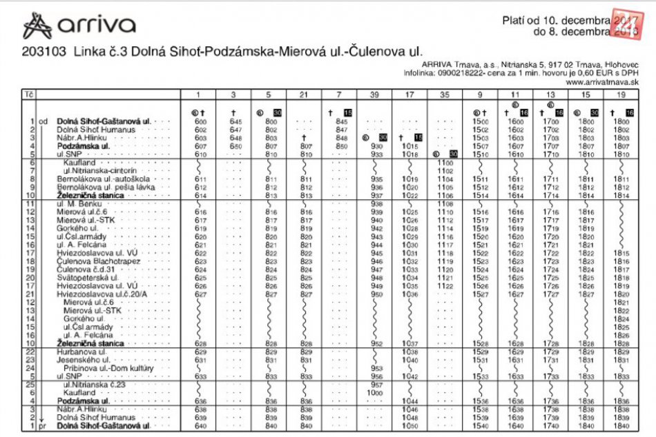 Hlohovčania, pripravte sa na zmeny v MHD: Spoje, ktoré budú jazdiť po novom