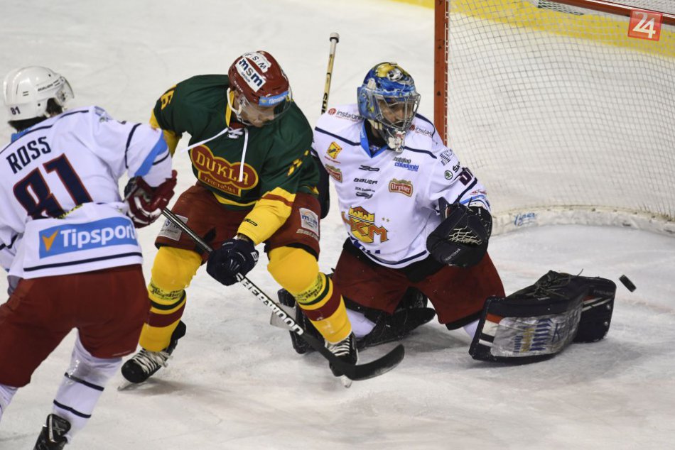 V OBRAZOCH: Hokejisti HKM zdolali Trenčanov na ľade súpera