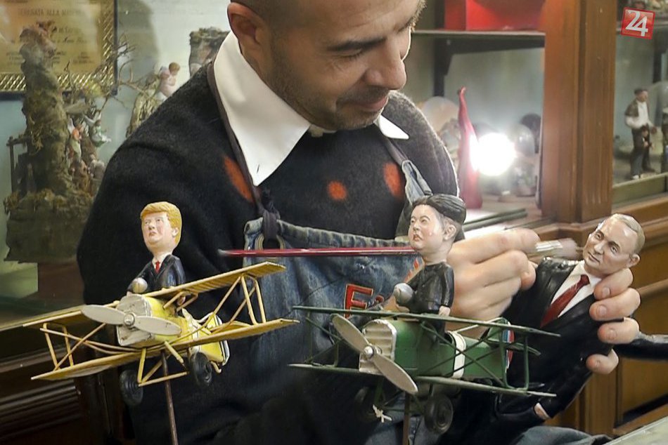 Kim Čong-un a Donald Trump spolu v Betleheme