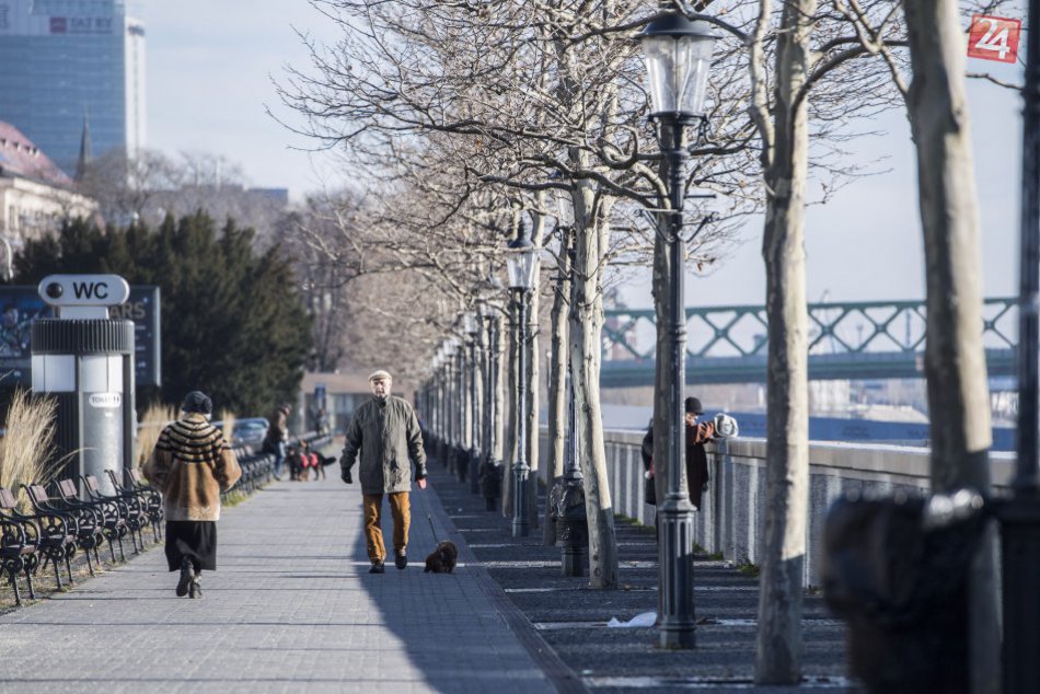 Počas vianočných sviatkov bolo v Bratislave slnečno a teplo