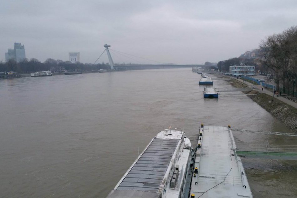 Hladina Dunaja 6. január 2018