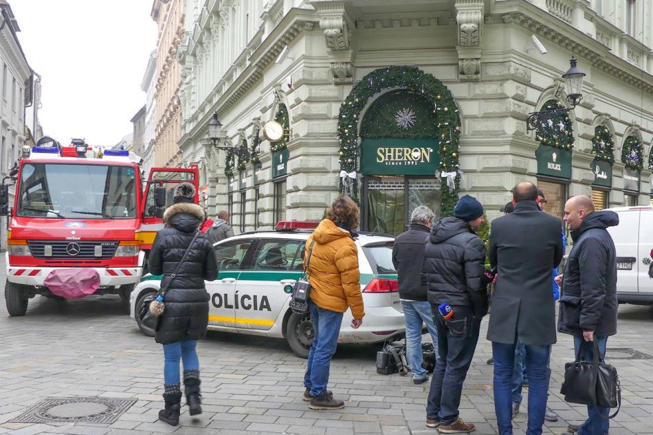 Lúpež v klenotníctve (8. 1. 2018)