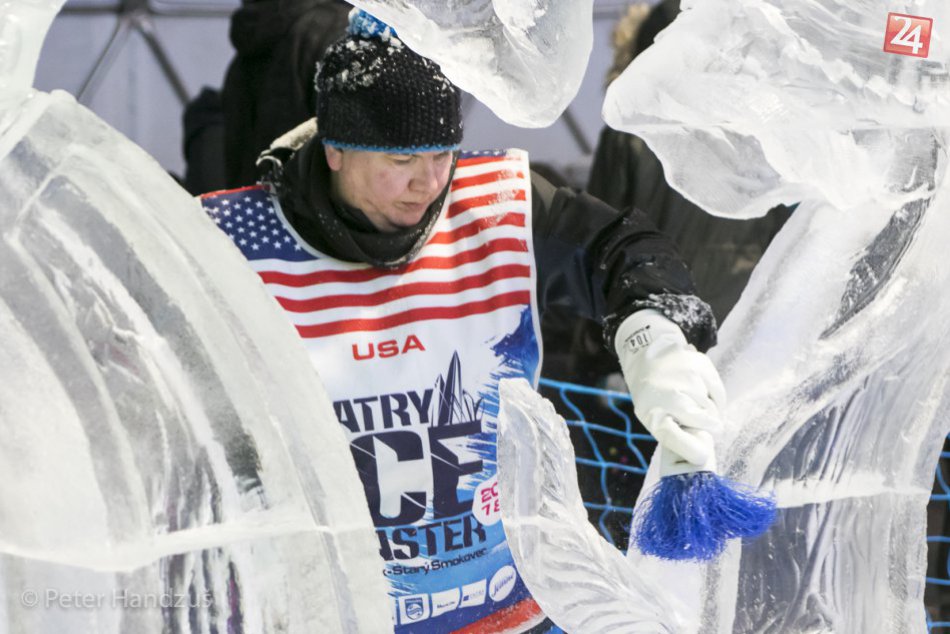 Ľadové sochy na Hrebienku