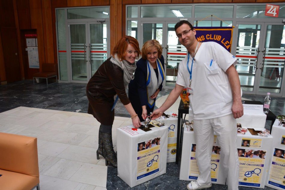 V OBRAZOCH: V bystrickej nemocnici zbierajú nepotrebné okuliare