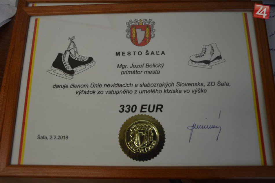 Vstupné pomôže dvom organizáciám: Vďaka klzisku získali financie, FOTO