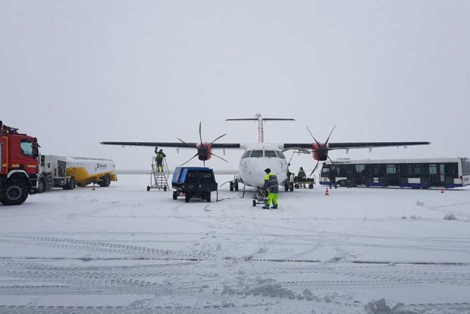 Letisko M. R. Štefánika v zime