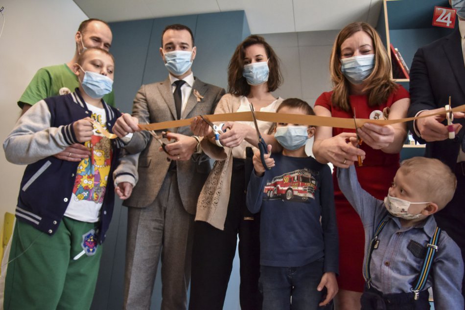 Otvorenie novej herne na detskej onkológii.