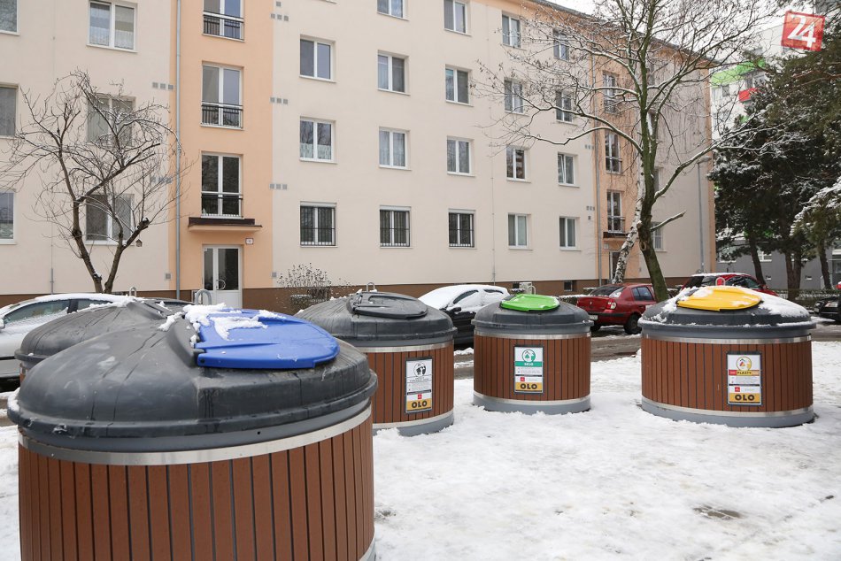 Polopodzemné kontajnery v Ružinove