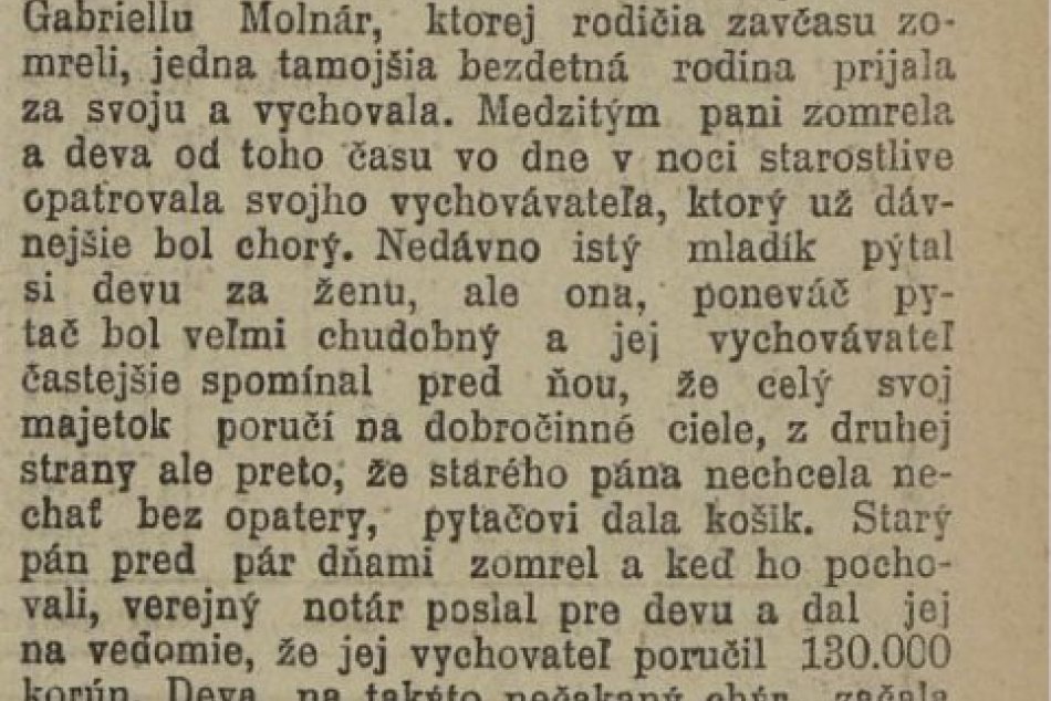 Článok, ktorý otriasol Trnavou: Trnavčanka si nečakané dedičstvo neužila