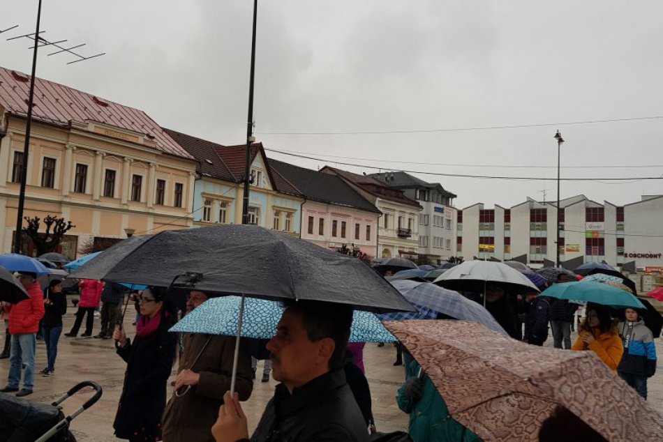 Protest 16. marec v Brezne