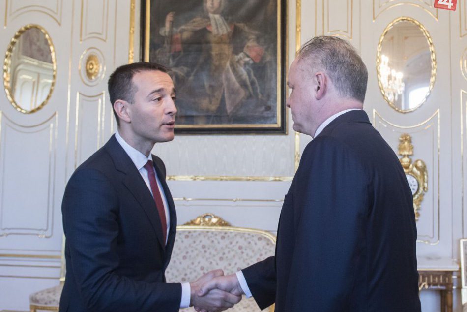 Kandidát na ministra vnútra Tomáš Drucker u prezidenta