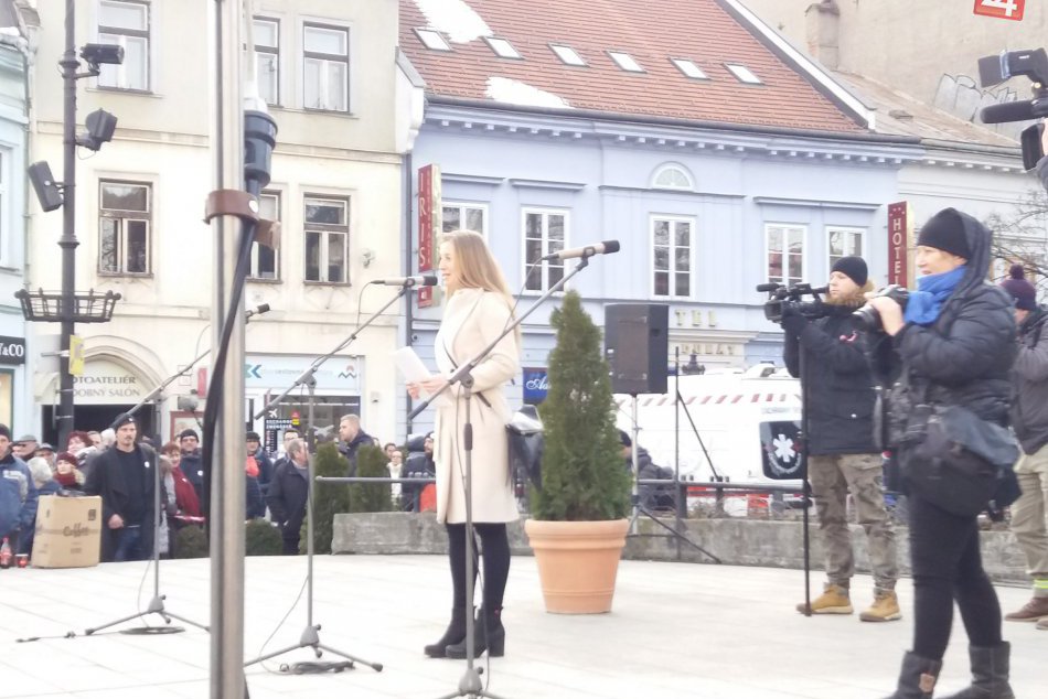 V Košiciach bolo opäť rušno: Protestné zhromaždenie V OBRAZOCH