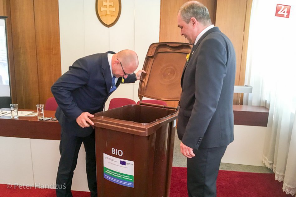 Nové KUKA nádoby na bioodpad v Poprade