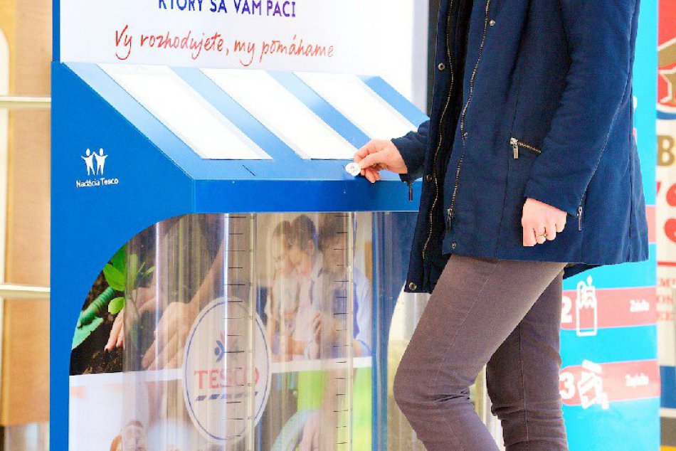 Tesco: Týmito žetónmi viete pomôcť