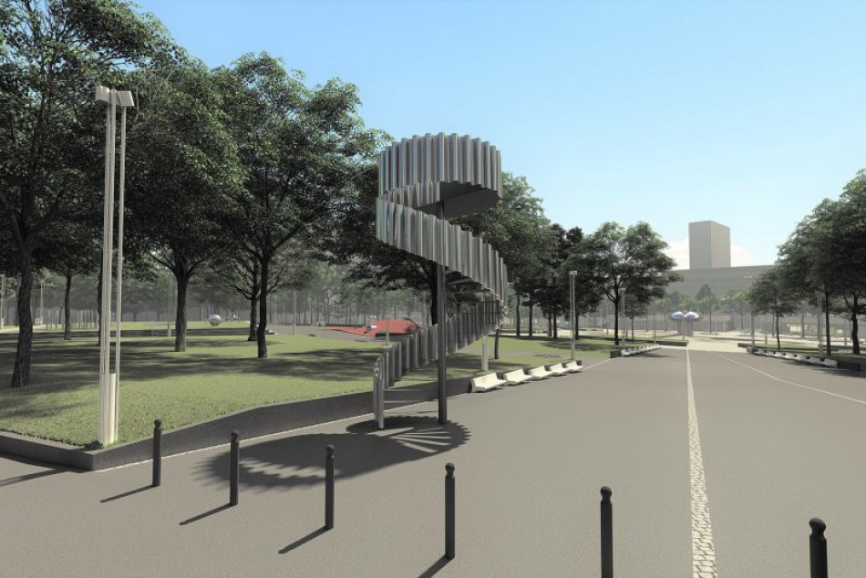 Námestie slobody, architekt. štúdia obnovy