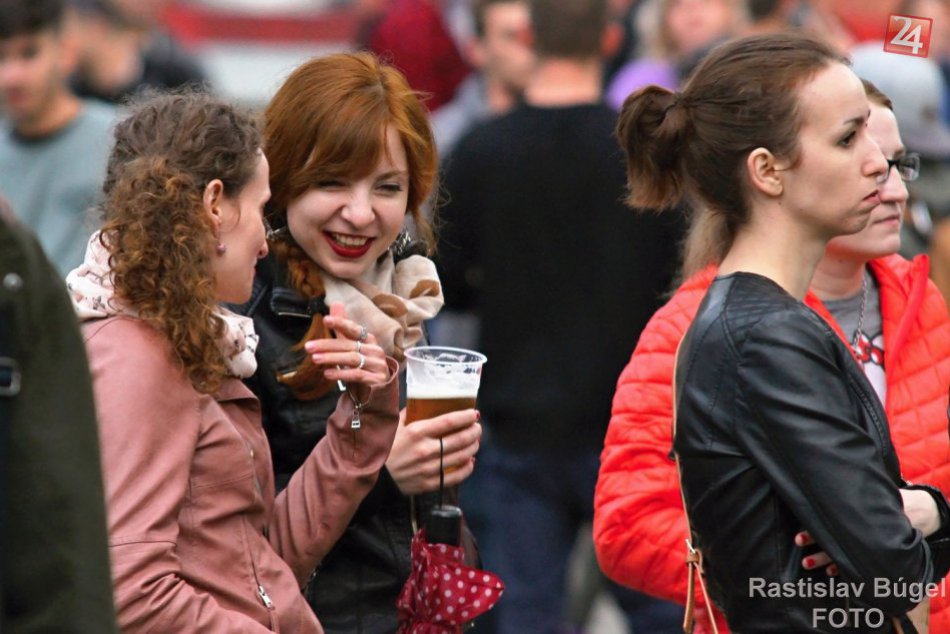 Dážď ich neodradil: Na Majálese v Nitre to žilo až do konca, FOTO