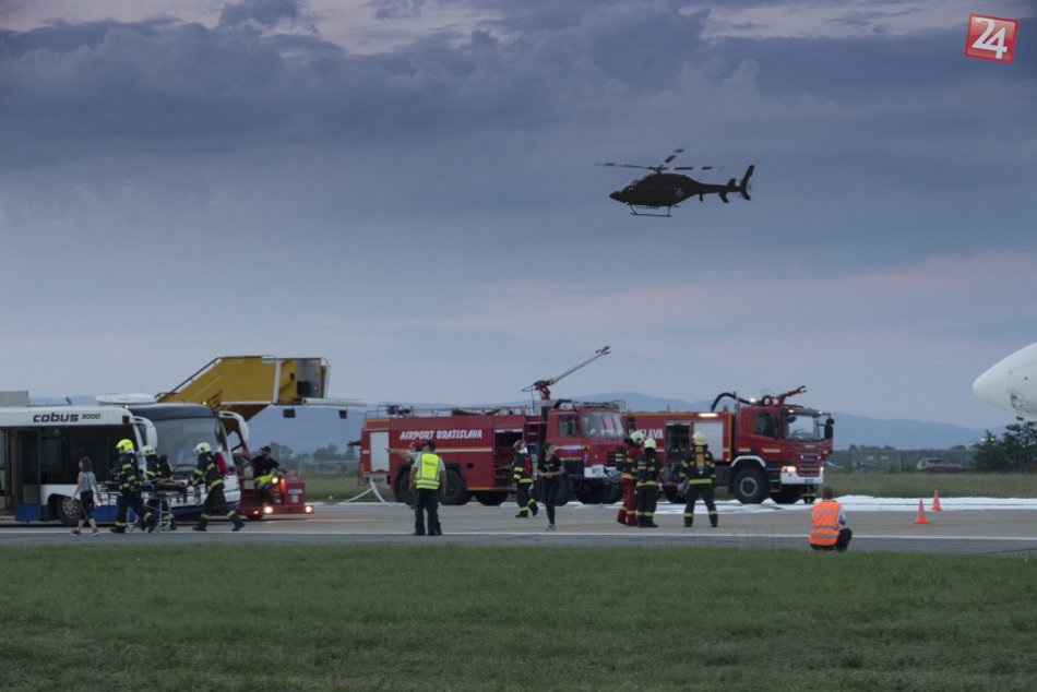 Zásah pri nehode lietadla
