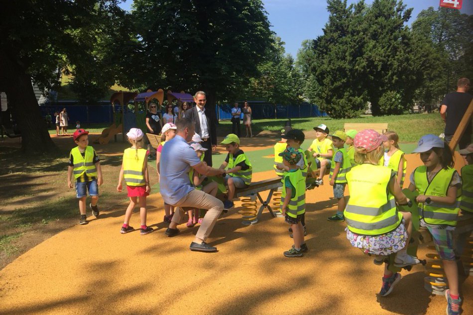 Košice - Otvorenie nového detského ihriska