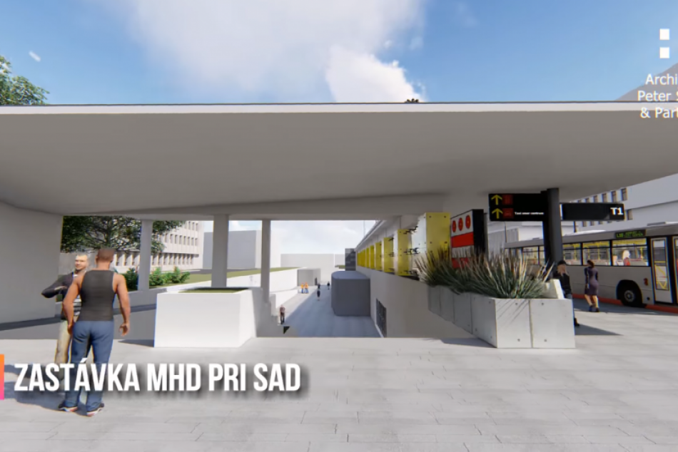 VIZUALIZÁCIE: Takto má vyzerať predstaničný priestor v Prešove po rekonštrukcii