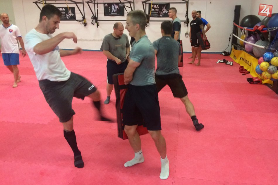 Tréning HK Poprad kickbox 06/2018