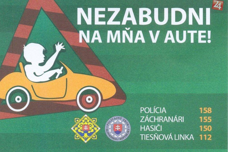 Obrazom: Kampaň polície Nezabudni na mňa v aute v Rožňave