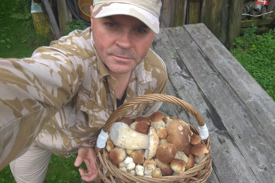 FOTO: Aj takýmito úlovkami sa môže pochváliť hubár Ján z Krompách