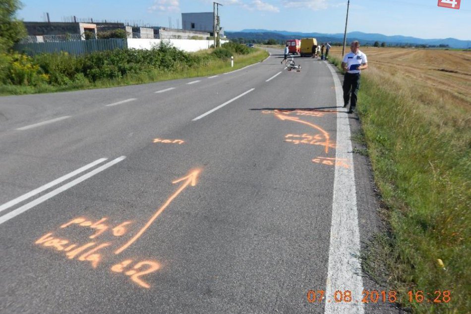 V OBRAZOCH: Na ceste neďaleko Badínskeho rybníka zahynul cyklista